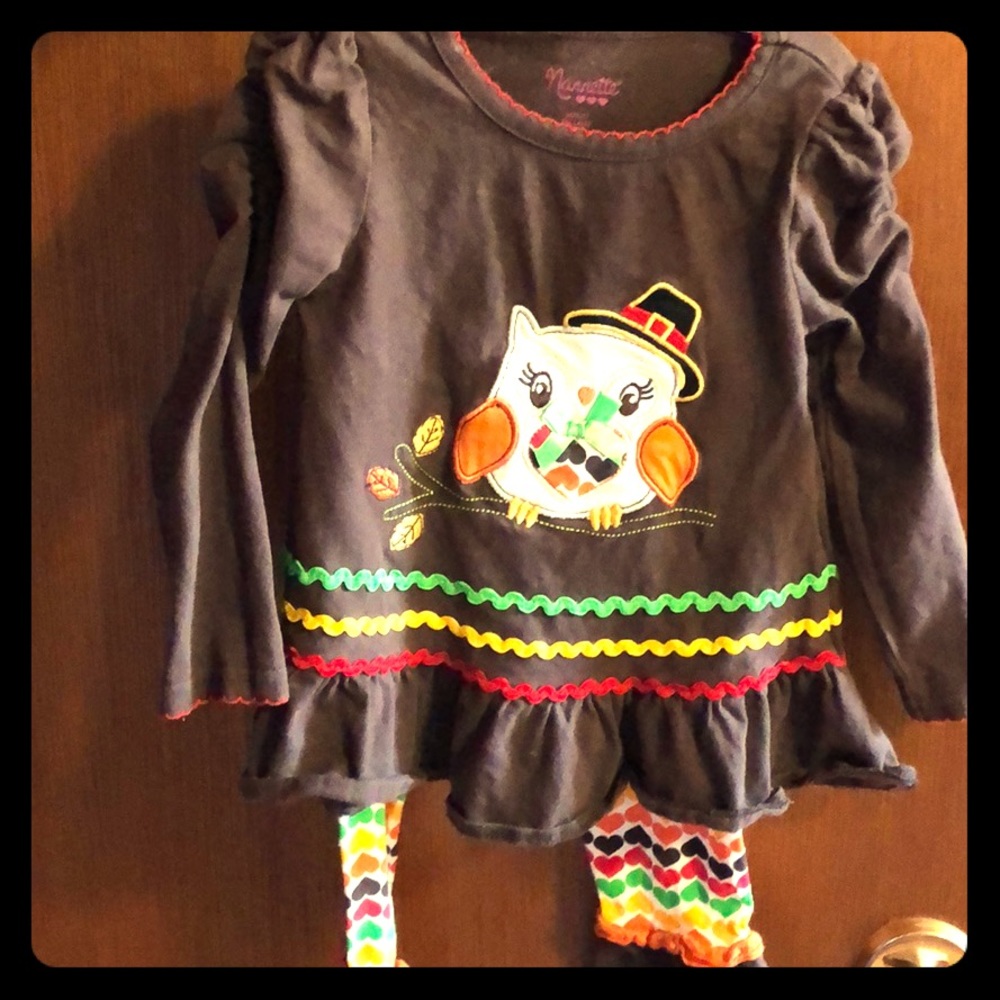 Girls 2t thanksgiving outfit